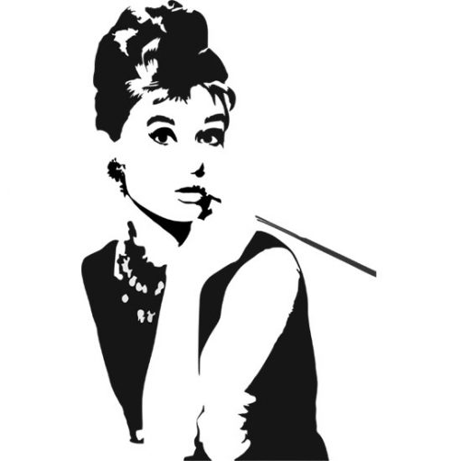 naklejka Audrey Hepburn