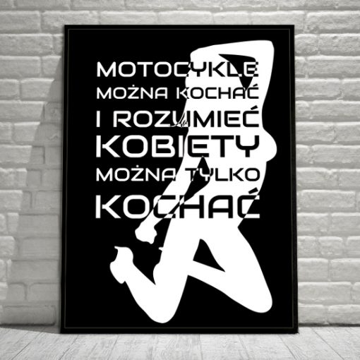 plakaty z motocyklami