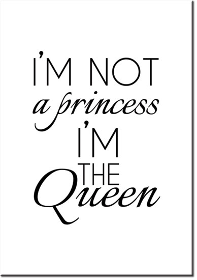 plakat królowej