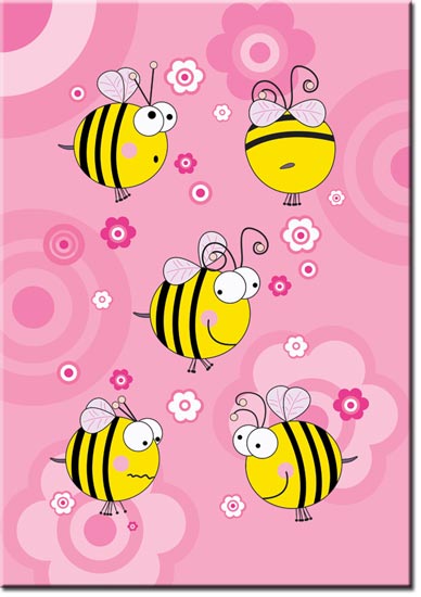 plakaty z pszczółkami