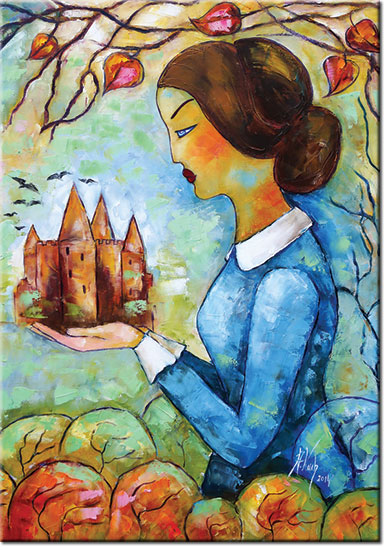 plakat z malarstwem Anny Wach