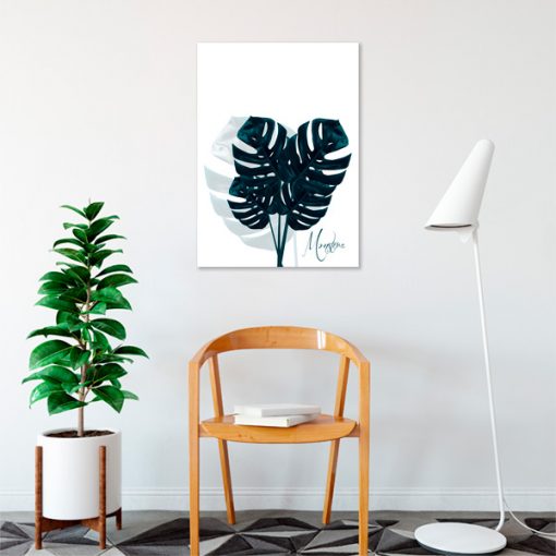 plakaty z roślinami tropikalnymi