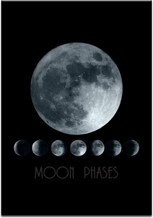 plakaty z księżycem