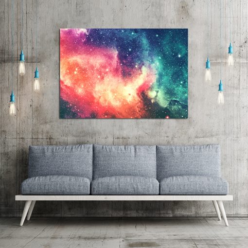 Plakat galaxy do salonu