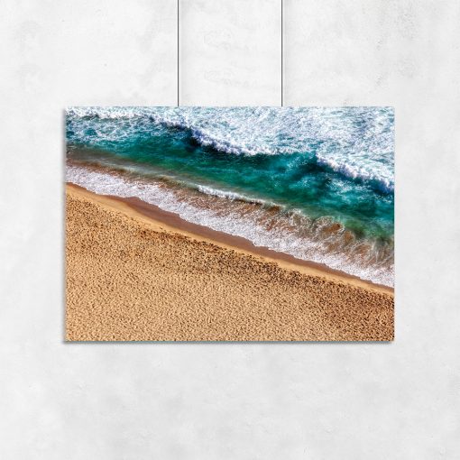 Plakat z motywem plaży