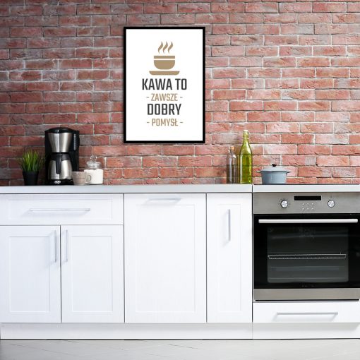 Plakat typograficzny do kuchni
