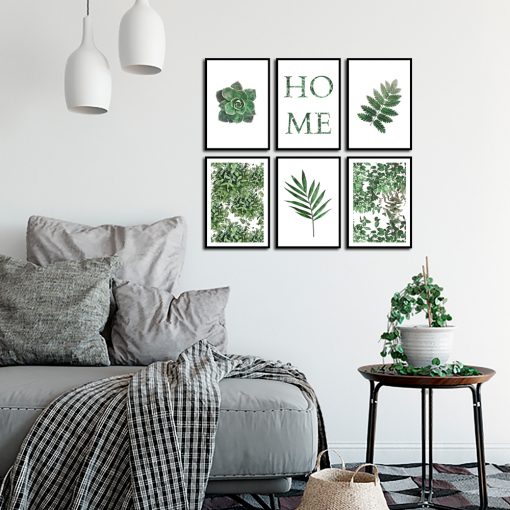 Galeria zielonych plakatów do salonu