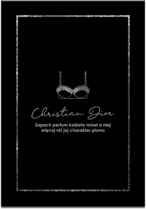 Plakat zapach perfum kobiety Ch. Dior