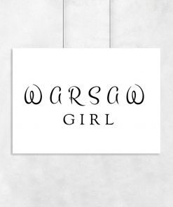Plakat Warsaw girl