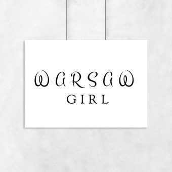 Plakat Warsaw girl