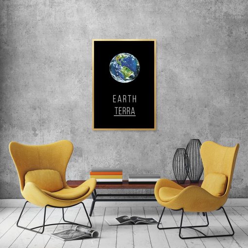 Plakat niebieska planeta