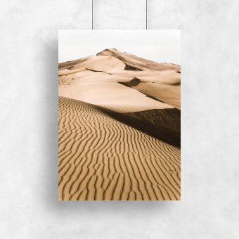 Plakat z pustynią