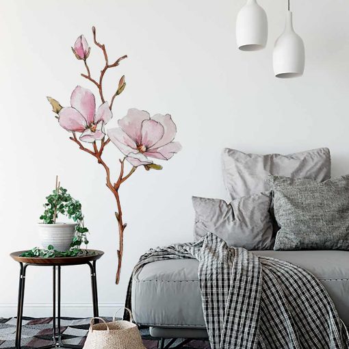 Naklejka gałązka magnolii