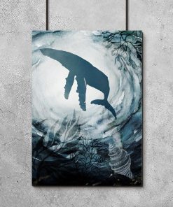 plakat wieloryb