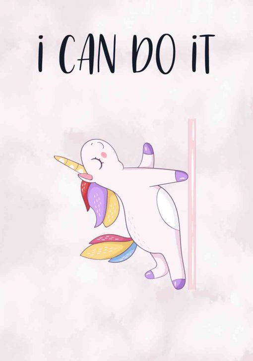 Plakat z napisem - I can do it