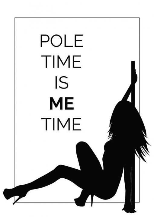 Plakat z napisem - Pole time is me time