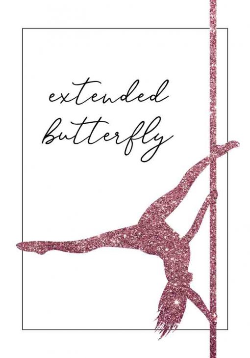 Plakat z napisem - Extended butterfly