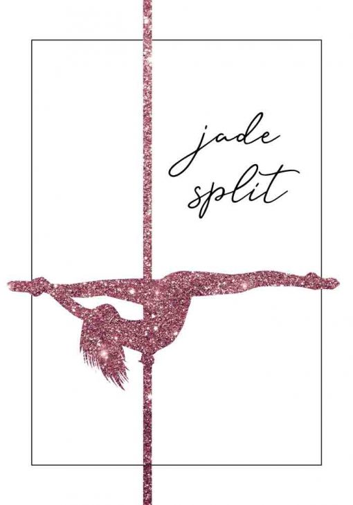 Plakat z figurą - Jade split