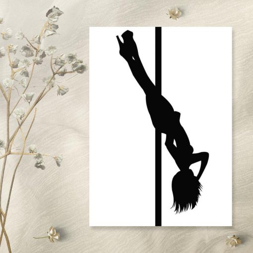 Plakat pole dance - Akrobacja na rurce
