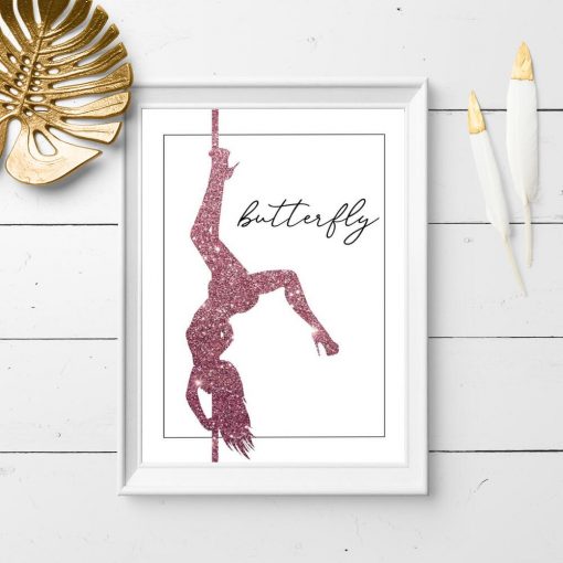 Plakat z tancerką - Butterfly