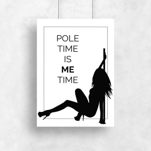 Plakat pole dance - Me time