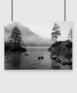 Plakat do pokoju - Jezioro i drzewa