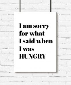 Plakat do pokoju - Hungry