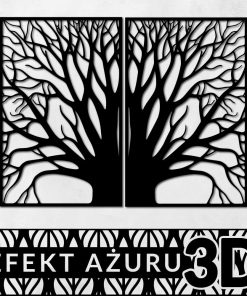 Motyw drzewa - zestaw dwóch posterów