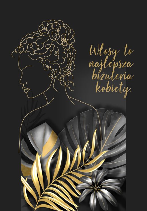 Plakat dla stylisty fryzur