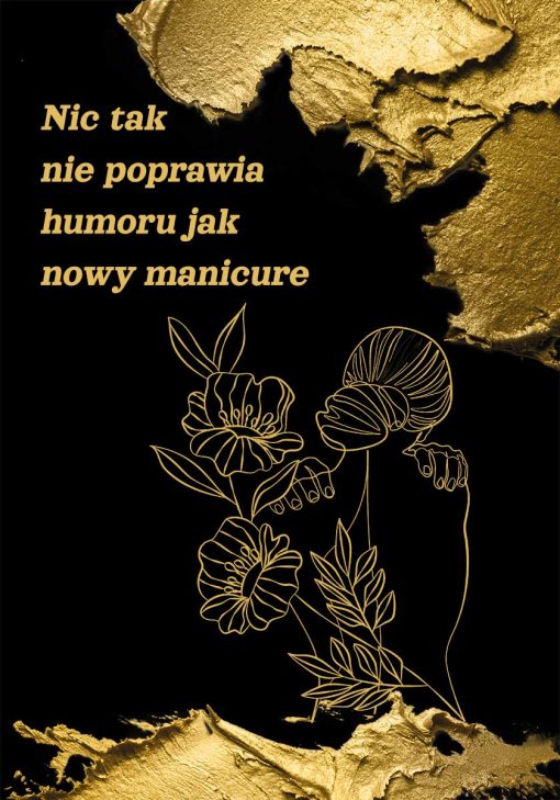 Plakat do salonu paznokci