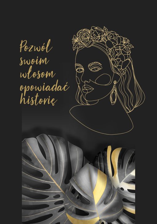 Plakat do studia fryzjerskiego